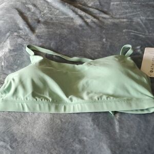 Athleta Mint Green Sports Bra NEW Large
